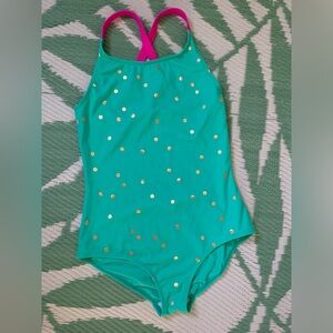 NWT mini boden swimsuit 11-12 yr